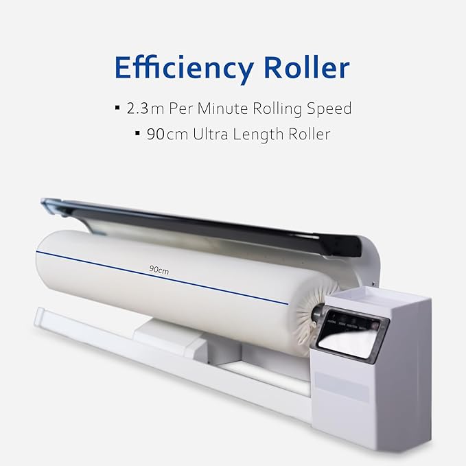 Rotary Roller Steam Press Iron, Hotel Linen Ironing Machine With Continuous Steam. For Bed Sheet,Pillowslip,Napkin,Tablecloth And Almost Any Flat Appropriately Sized Textile[Machine with stand]