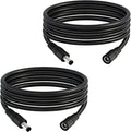 5.5mm x 2.1mm 6.5FT DC Power Extension Cable Male to Female 12V/24V 14AWG DC Connection Cable for CCTV Surveillance Camera Amplifiers LED Strip Lights Solar Panels Energy Storage Power Supply 2 pcs