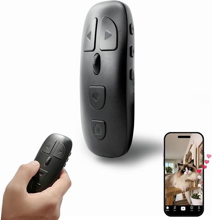 TikTok Multi-Function Scroll Ring Remote Control – Supports Page Turning, Volume Adjustment, Bluetooth Photo & Video Shooting, Compatible with iOS and Android.