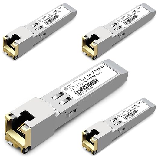 OPSTRAN 1000BASE-T SFP RJ45 Copper Transceiver Module Compatible with Intel E1GSFPT-A 100m Cat5e/6 4 Pack