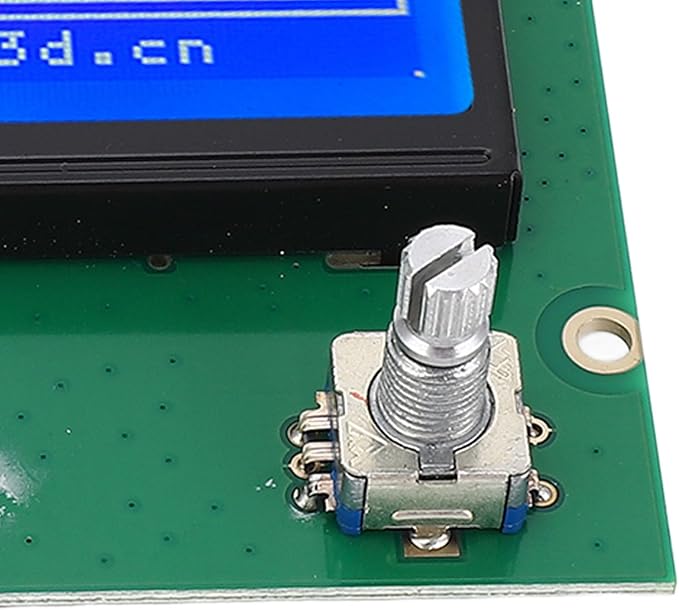 LCD Graphic Smart Display Control Board, LCD Control Module, 12864 Blue Control Panel with Ribbon Cable, for Ender 3, 3s, 3X, 3 Pro and Other 3D Printers
