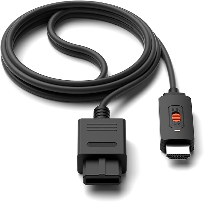 Azduou N64 to HDMI Converter Converts N64 Game Console Video Signal to HDMI Signal Easily Connect The Game Console to HDTV Adapter/Converter（Support N64，SNES，SFC，NGC 4 in 1）