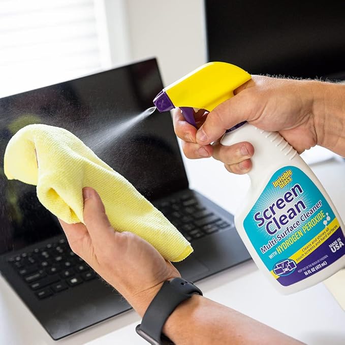 Invisible Glass 92013-3PK 16-Ounce Screen Clean Multi-Surface Cleaner Perfect for Touch Screens, Smart Phones, Tablets, Laptops, Glass, and Electronics, Pack of 3