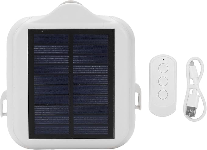 ciciglow Automatic Curtain Opener, Solar Powered Curtain Robot Motor with APP Timed Smart Remote Control, Voice Assistant Integration for Home