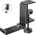 tempsnug Aluminum Headphone Stand Hanger Foldable with Cable Organizer Headset Holder, Non-Slip Desk Hook Space Save Universal Headphone Mount