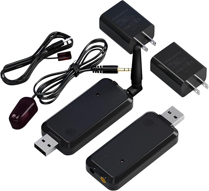 SPENFiLY Wireless Infrared Repeater System – Remote Control Extender for TVs & Home Electronics, Supports Multi‑Device IR Signals (Control of 1 Device)