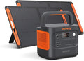 Jackery Explorer 2000 v2 Power Station and 2 * 100W Solar Panels, 2042Wh LiFePO4 Home Backup Battery, 2200W Solar Generator, USB-C PD 100W Fast Charging for Emergencies, Power Outages, Camping