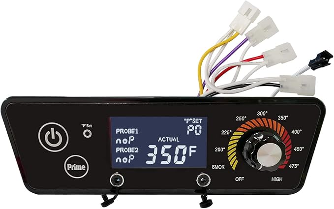 Digital Thermostat Control Board Replacement for Pit Boss Wood Pellet Grills, BBQ Temperature Controller, Compatible with Pitboss P7-340/540/700/1000 with LCD Display