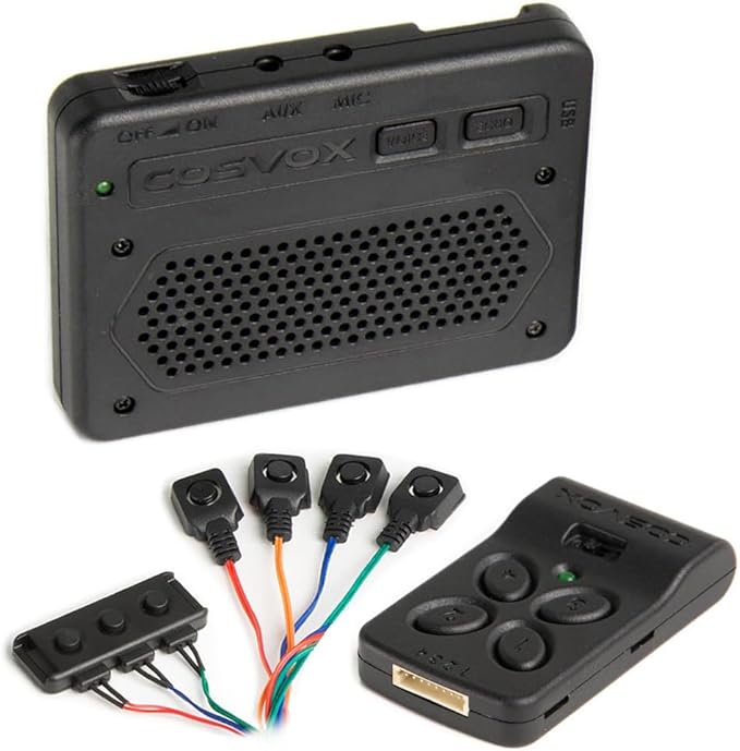 COSVOX Cosplay Sound Glove Wireless Bluetooth Sound Effects Module. Bring Cosplay Props to Life and Interact with Voice Lines, Sound Effects & Music. Download MP3 Audio or use The Voice Changer. 16MB