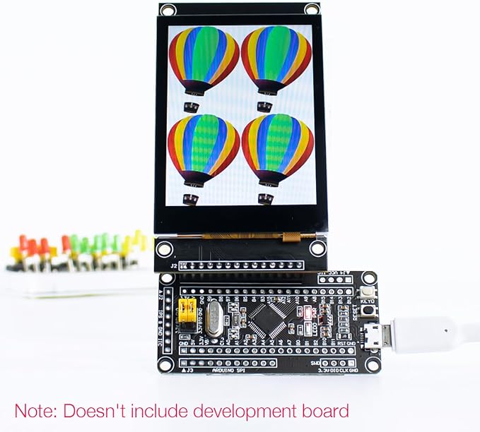 Hosyond 2.8 inch 240x320 IPS Capacitive Touch Screen SPI Serial ILI9341V Driver LCD Display Module for Arduino R3/Mega2560
