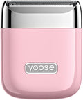 yoose Electric Razors for Women, IPX7 Alloy Body Bikini Trimmer for Women (USB-C, Trimmer Comb, Multi Shaving Modes), Portable Size, Sakura Pink