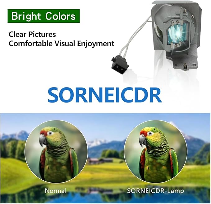 SORNEICDR BL-FP240E/SP.78V01GC01 Replacement Projector Lamp Bulb Compatible with Optoma HD143X HD243X HD27E UHD60 UHD30 UHD50 UHD50X UHD51 UHD51A UHD52ALV HD39darbee HD144X WU336 EH334 EH335