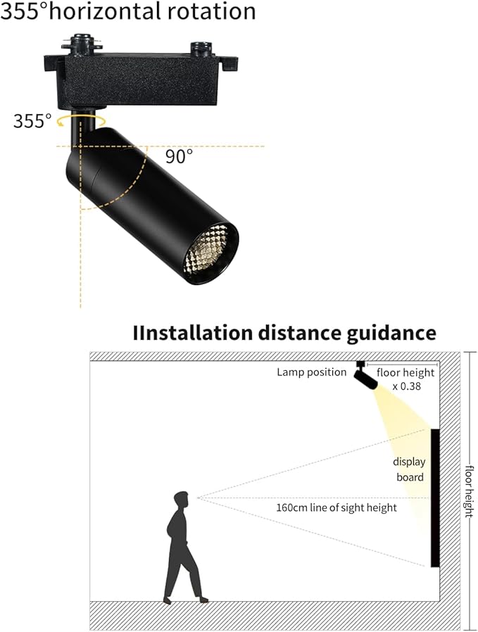 Gpaillumic LED Spotlights led Track Lights