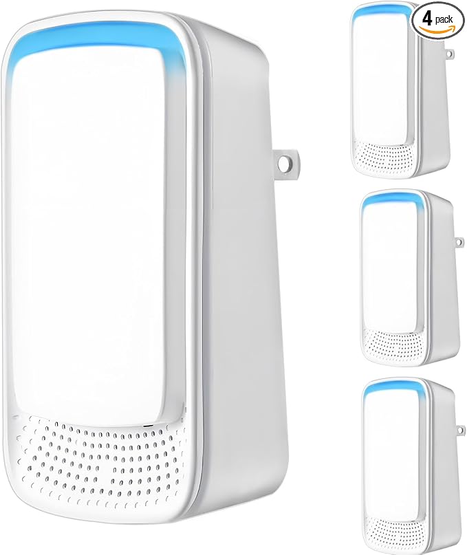 KLVEU Negative Ion Air Purifier Plug in,Ionic Air Purifiers for Home, Bedroom, Office, Mini Portable Air ionizers Quiet Air Cleaner for Home(4)