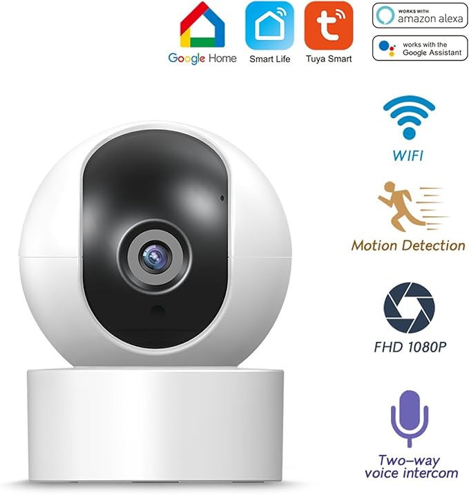 PGST WiFi Alarm System with 5MP HD Security Camera,Wireless Home Security System with Door Alarm Sensor,Motion Detector,The Older SOS Button,Tuya APP Instant Alerts for Villa,Apartment,Kids Safety