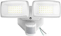 Onforu 32W 2 Head Motion Sensor Outdoor Lights, 3200LM 6500K LED Security Light Hardwired, Dusk to Dawn, Motion Detector Light for Outside, IP65 Waterproof Flood Lights for Garage, Yard(White)