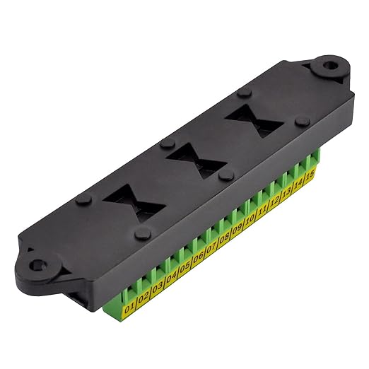 16Amp 300V 15x2 Position Terminal Block Distribution Module. OONO D-1658GP