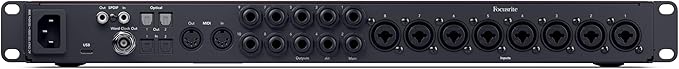 Focusrite Scarlett 18i20 4th Gen USB Audio Interface, for Multitrack Recording, Music Production and Podcasting — High-Fidelity, Studio Quality Recording, and All the Software You Need to Record