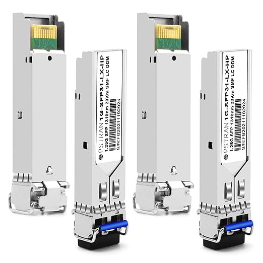 OPSTRAN 1000BASE-LX/LH SFP Optical Transceiver Module Compatible with HPE Aruba J4859D J4859DCM JL746A ProCurve J4859C J4859B J4859A 1310nm 20km DDM Duplex LC SMF 4 Pack