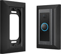 Hidden River Lab Genuine Wall Plate for Ring Video Doorbell Wired(Model 5AT3T5) - Premium Ring doorbell Mount - Black