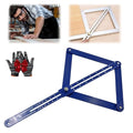 Premium Corner Angle Finder, Protractor Angle Finder Tool, Miter Angle Finder for Precise Cuts and Corner Measurements, Aluminum Alloy Build (Plastic-Short)