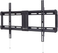 Amazon Basics Low Profile TV Wall Mount with Horizontal Post Installation Leveling for 32 to 86 inch TVs, Black