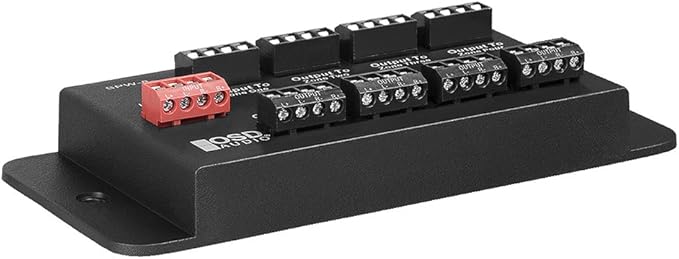 SPW8 Whole House Audio 8-Zone Speaker Distribution Panel Single Audio Input 300W Per Channel - OSD Audio