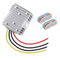 LeMotech DC 24v to 12v Converter 30A 360W Step Down Converter Voltage Reducer IP68 Waterproof Transformer for Golf Cart Truck Boat Vehicle