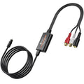 Neoteck SPDIF to RCA+3.5mm Optical to Analog Audio Adapter 192kHz DAC Converter with Built-in Amplifier Chip for HDTV Set-Top Box DVD Blu-Ray Players