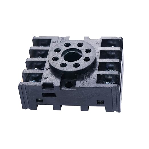 TWTADE/JTX-2C, MK2P-I DPDT Power Relay with Plug-in Terminal Socket Base, AC 24V Coil, 8 Pin 2NO 2NC