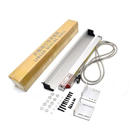 TOAUTO Digital Readout 2 Axis 3 Axis DRO Display Linear Scale 500mm 20" Precision 5um for Bridgeport/Knee Milling Lathe EDM Mill Machine
