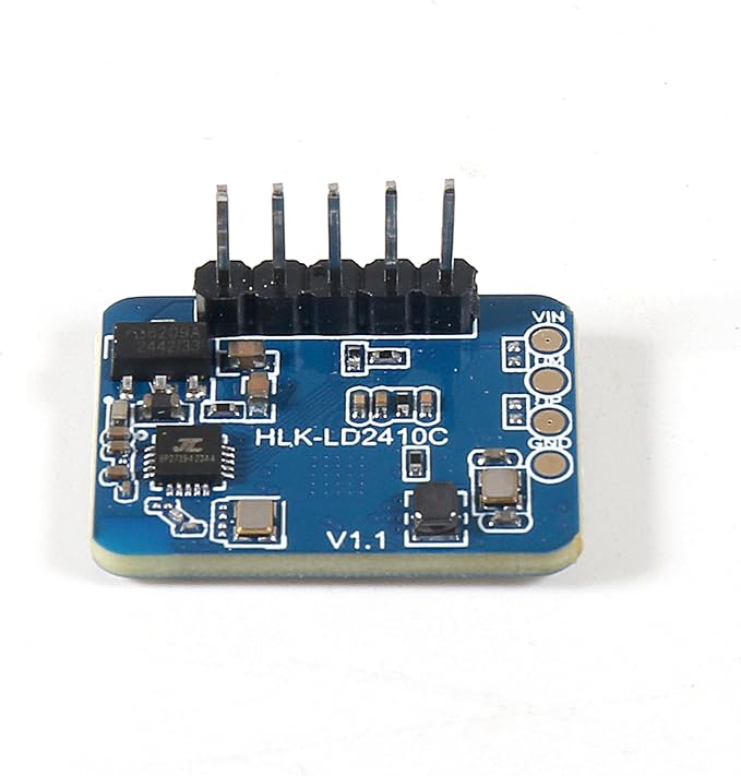 XIITIA 4pcs LD2410C Human Presence Radar Sensor Module HLK-LD2410 LD2410 Millimeter Wave Non-Contact 24GHz ISM Band Serial Port IO Level Output