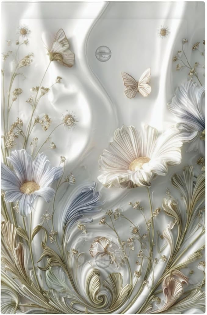 Bvtewkhz Boho Floral Wild Flower No Device Single Blank Decorative Light Switch Covers Electrical Faceplate Switch Plates for Bathroom Kitchen Home