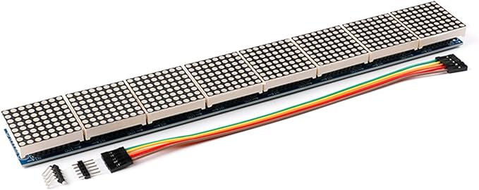 EC Buying MAX7219 Dot Matrix 8 in 1 Display Module for Arduino Microcontroller - Electronic SCM Control Drive LED