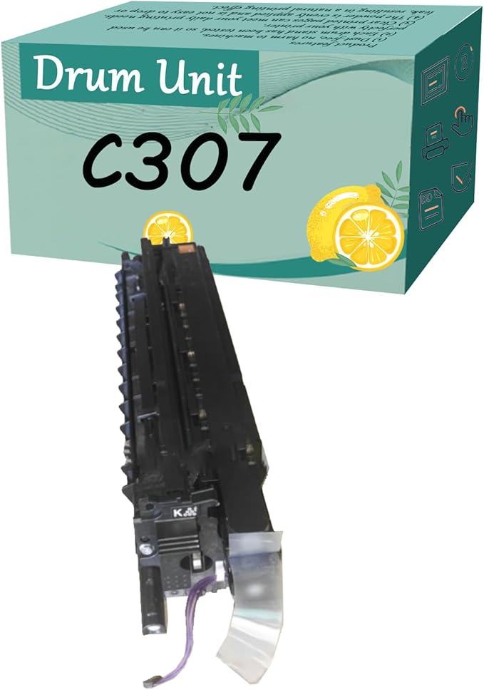 FNTSMA C307 307 Drum Unit Compatible Replacement for Ricoh MP C306 C307 C406 C407 Printer Black