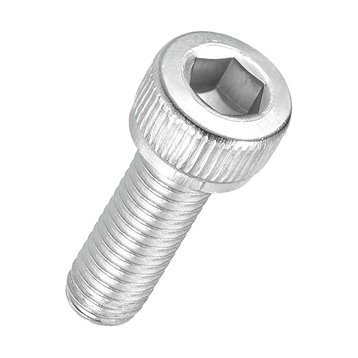 Kozelo 50pcs Socket Head Cap Screws - [M5-0.8 x 14mm] 304 Stainless Steel Allen Socket Drive for Electrical Motor 3D Printing Fan Engine Replacement Use, Silver