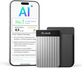 Plaud Note Pro AI Voice Recorder, Transcribe & Summarize with AI, App Control, Note Taker for Meetings & Calls, Supports 112 Languages, Ultra-Slim w/InstantView Display, Case Included, Silver