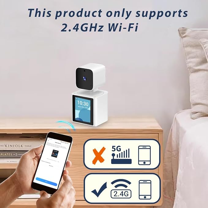 CIAJIE Home Security Camera Indoor,Pet Camera,1080P Dog Camera with Two Way Video,Monitor for Elderly/Baby/Nanny/Pet/Dog with app,Pan/Tilt WiFi Cameras,Night Vision,CS10
