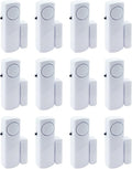 Door Window Alarm, 90DB Door Alarms for Kids Safety, Door Window Burglar Alarm-Window Pool Alarms for Home (12 Pack)