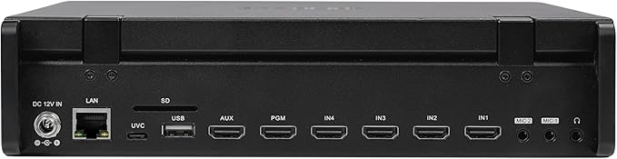 SPROLINK NeoLIVE N5/N5S 5 Input Channels Video Streaming switcher Laptop Design with 10.1inch Screen, with Dual 4k inputs, Support MV and PGM outputs (Neolive N5)
