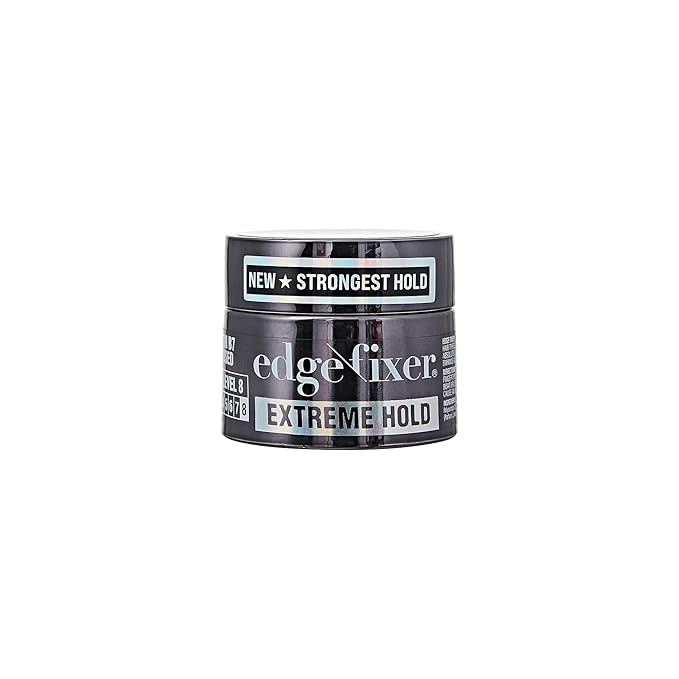 Red by Kiss Edge Fixer Extreme Hold, Strong Edge Control with 24-Hour Hold, Infused with Biotin for Nourishment & Hydration, No Flaking or Oily Residue (0.5 Fl.oz.)