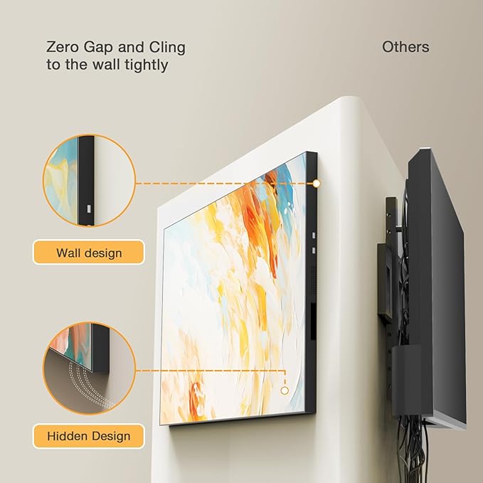 Canlarriz Digital Signage Display 55 inch Wall Mount Digital Menu Board for Restaurants and Stores Advertising Screen 1000 nits Ultra-High Brightness 4K UHD Free Web Content Editor Android 4GB + 32GB