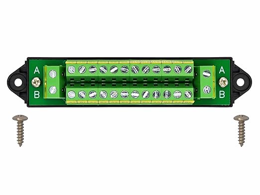 16Amp AC/DC 48V 2x12 Position Terminal Block Distribution Module. OONO D-1410GP