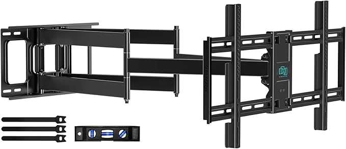 HCMOUNTING Heavy Duty TV Wall Mount for 42-95" TVs, 4X Load Tested Holds 179lbs, 40.9" Smooth Gliding Extension Arms, Full Motion Swivel & Tilt, VESA 800x400, Fits 16-18" Studs