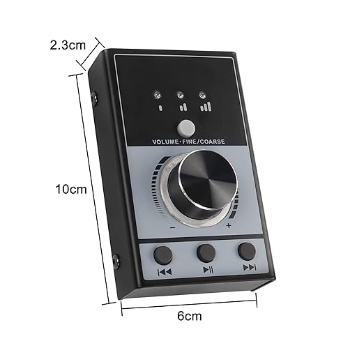 XMSJSIY USB Volume Knob Controller Multimedia Computer Sound Controller with Play/Pause/Back/Forward Function,One-Click Mute for Phone PC Speaker Audio Adjustment