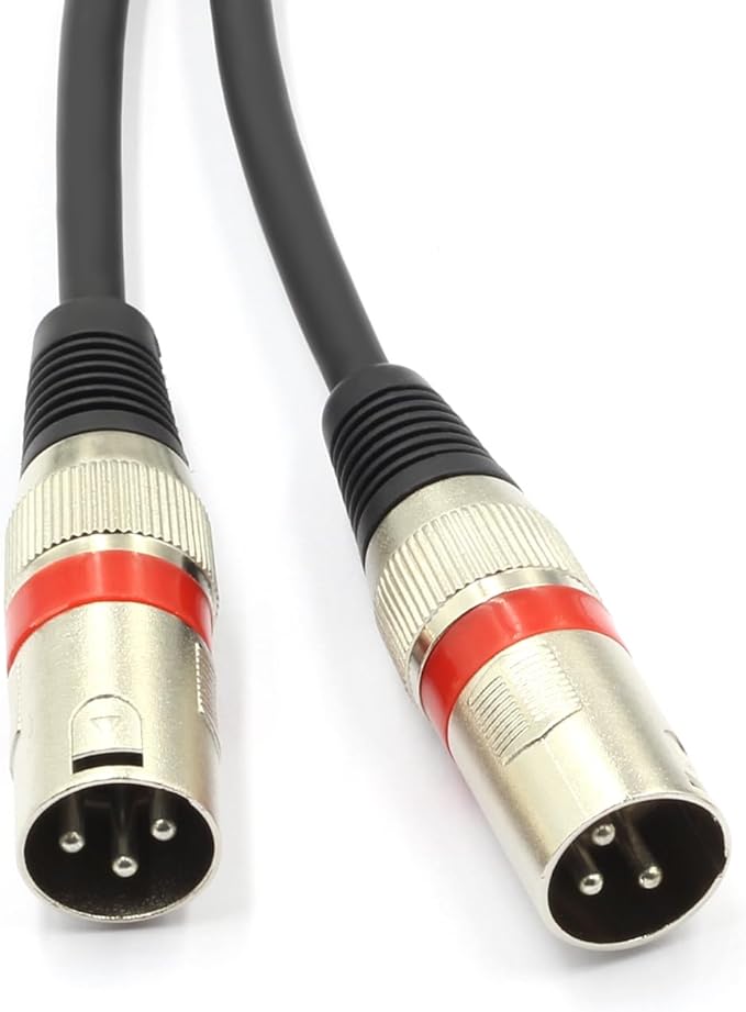SiYear XLR Splitter Cable - XLR Female to Dual Male 3 Pin Patch Y Cable Balanced Microphone Splitter Cord Audio Adapter (50CM)