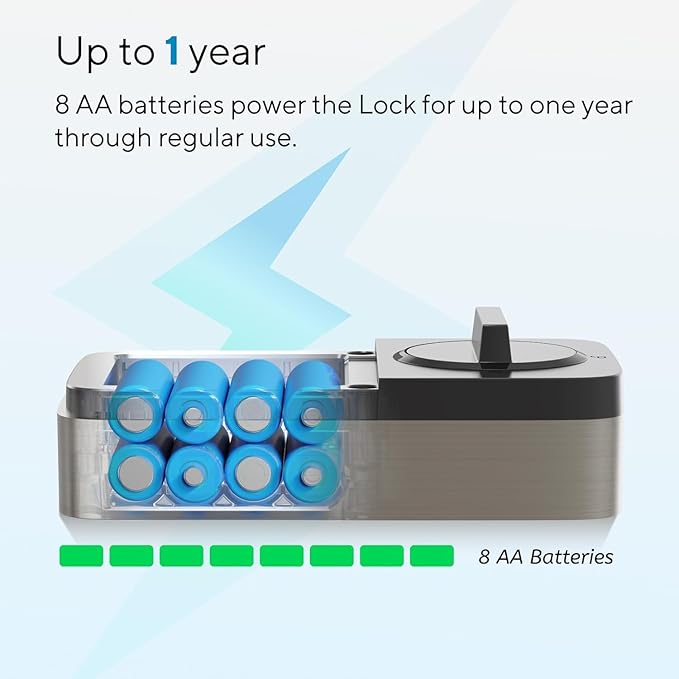 ULTRALOQ 2025 Upgrade Bolt NFC Smart Door Lock, Built-in WiFi Deadbolt 6-in-1 Keypad Keyless Entry Door Lock & Door Sensor,Auto Unlock,IP65 Waterproof,Easy Installation,BHMA Grade AAA