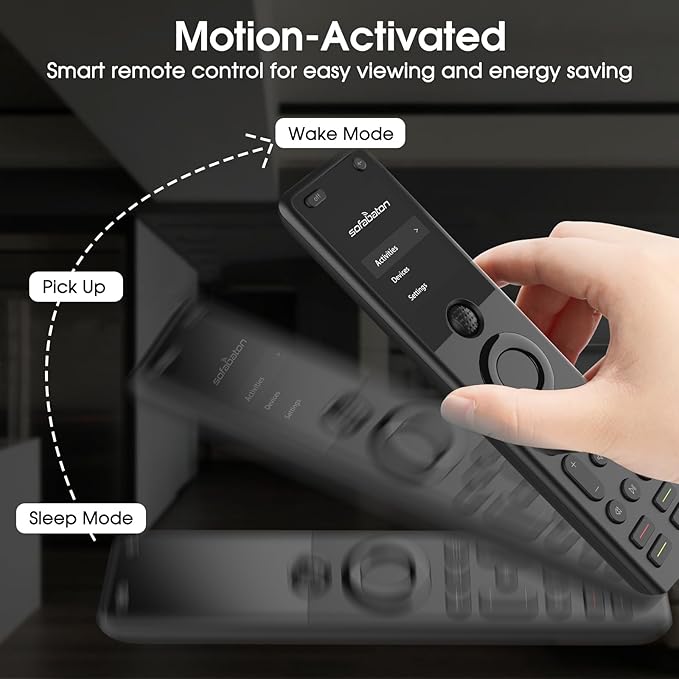 SofaBaton X1S Universal Remote with Hub, Universal Remote Control with One Touch Activities, Customize SofaBaton APP, Compatible with 60 Devices, Compatible with Alexa Google Assistant, Raise to Wake