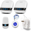 LIOTOIN Caregiver Pager Wireless Alert System - 2 Call Buttons, 2 Receivers, 600+ft Range, Nurse/Patient Alert