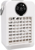 Marhynchus 4 in 1 Portable Air Conditioner, 700ML Evaporative Cooler with 3 Speeds 7 Colors Light 2-8h Timer for Room Office Car Camping